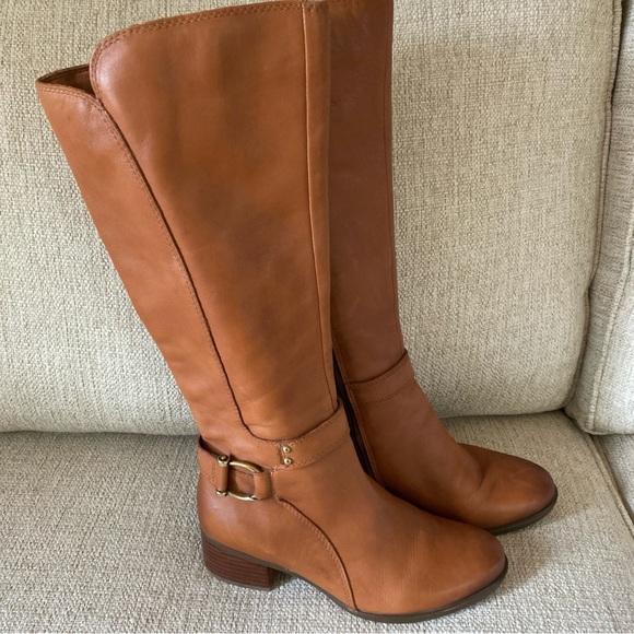 Naturalizer Dane Women's Brown Leather Knee High Boots Size ~ 6 - Picture 3 of 8